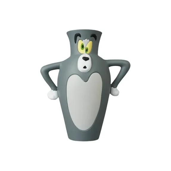 Medicom Toy Udf Tom And Jerry- Series 2 Vase Tom Figure Gray