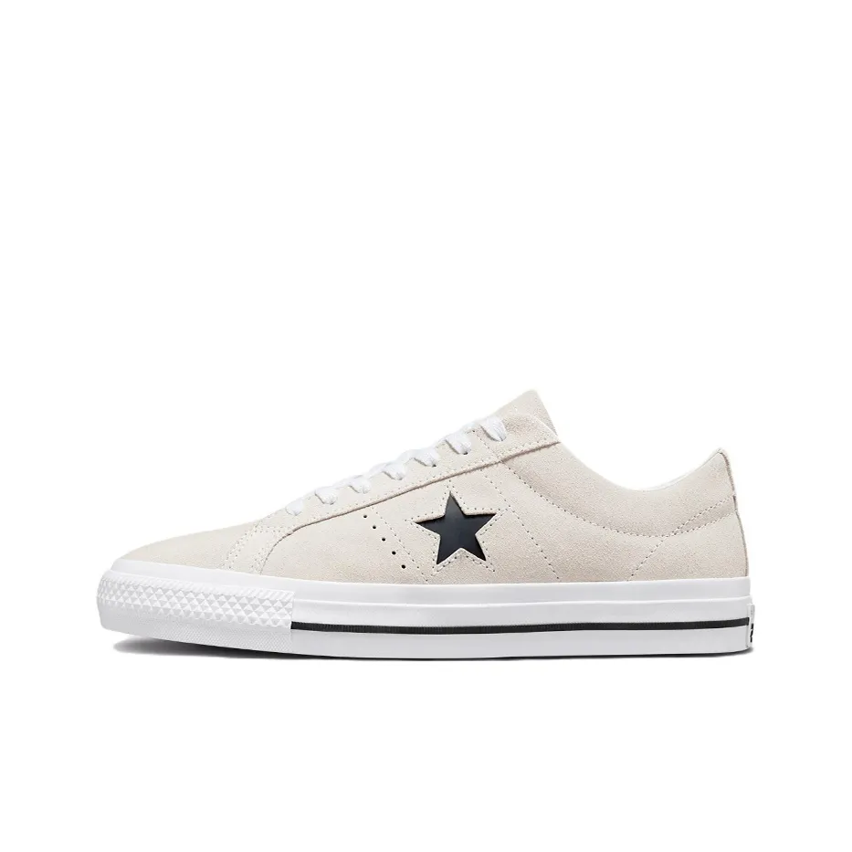 One Star Converse Pro Suede Low 'Egret White'