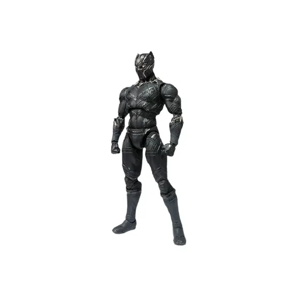 BANDAI 1 12 American Collection Black Panther Bandai Soul Limited SHF Marvel Civil War Ver. Action Figures 15cm