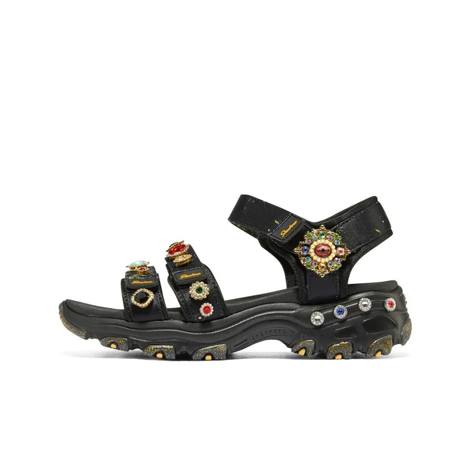 Skechers Premium Heritage D'Lites Gemtastic 'Black Gold' Women's