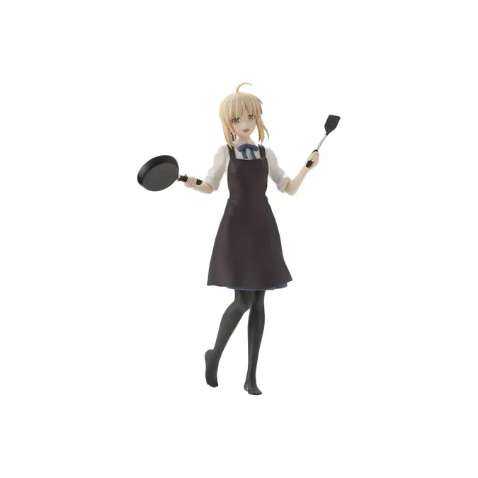 SEGA FGO Artoria Pendragon Sega Fate Homura's Meal Today King Saber Apron Bonus Gifts 21cm