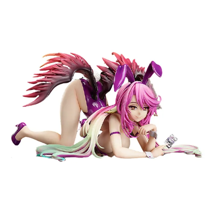FREEing B style No Game No Life 0 Jibril, Barefoot, Big Battle Edition Scale Figures 30cm