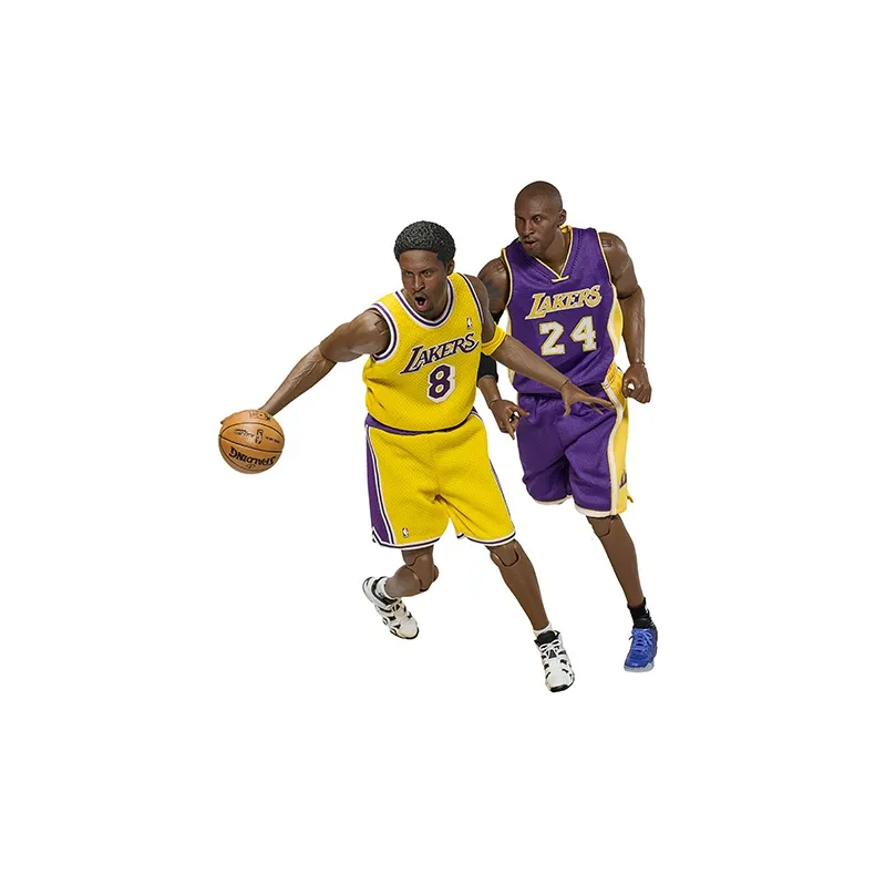 ENTERBAY Nba Collection Kobe Bryant La Lakers 1/6 Scale Real Masterpiece Action Figure Set