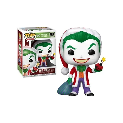 Funko DC Hero Fake Day Collection Джокер POP Санта-Клаус Чиби Фигурки 10 см