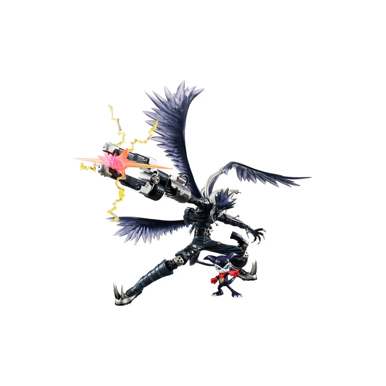MegaHouse Gem Digimon, Little Monster, Fallen Angel And Demon Beast Scale Figures Reissued Version