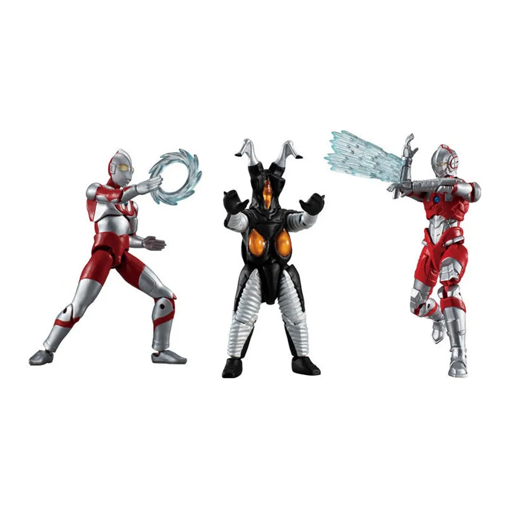 BANDAI Ultraman Character Doll Collection Bandai Ultraman Ultra Action Figure 4 Pack Scale Figures