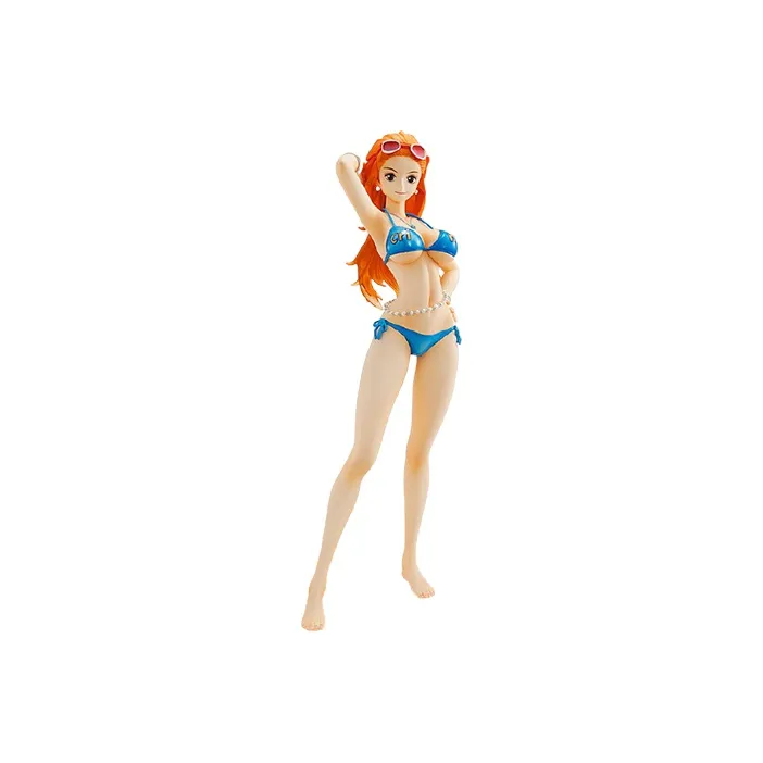 MegaHouse One Piece POP Nami Crimin Swimsuit Ver. Scale Figures 22cm