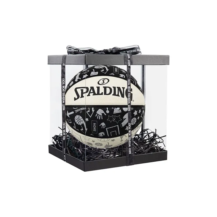SPALDING Graffiti Rubber Basketball Black White Size 7 Training Unisex