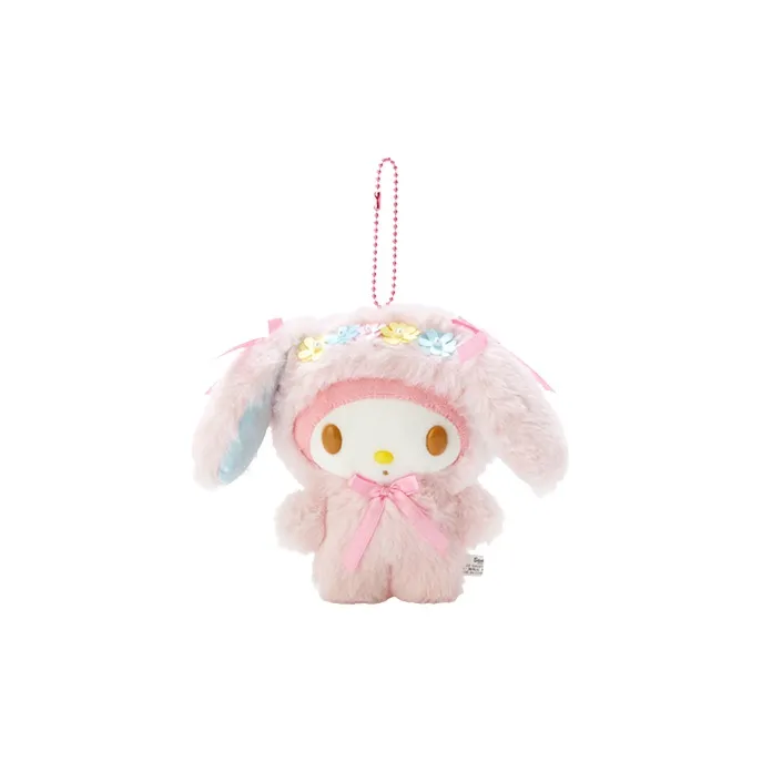 Sanrio My Melody Pink Bunny Уши Стайлинг Кукла Плюшевая Подвеска 15 см Высота