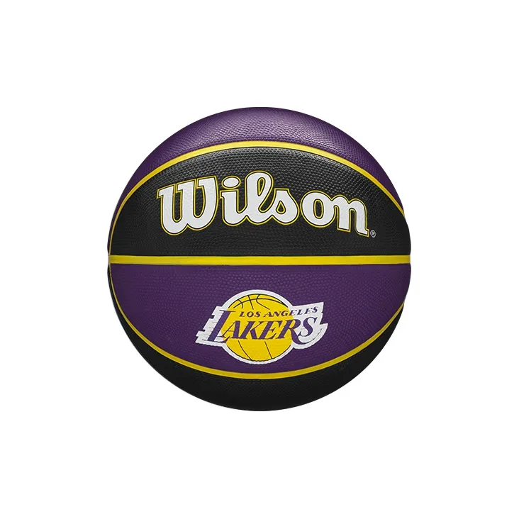 Wilson NBA Series Rubber Basketball Black Purple Size 7 Ball Training