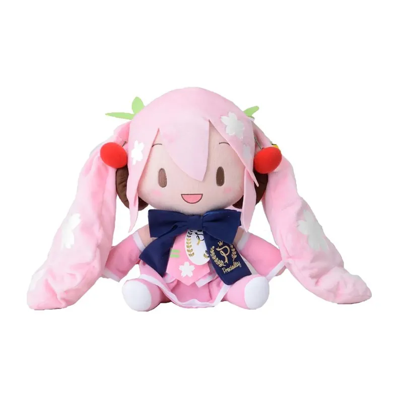 SEGA PRECIALITY Collection Hatsune Miku Sakura Hatsune Dolls Plush Doll 27cm Height