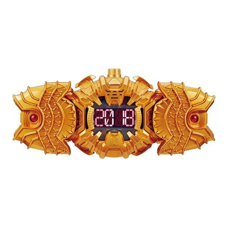 BANDAI Sizes DX Kamen Rider ZI O Seal Magic Time King Driver, Large Golden Watch Model Accessories