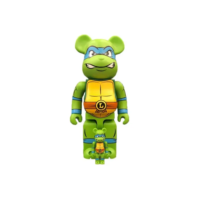 BE@RBRICK X Teenage Mutant Ninja Turtles Raphael Chrome