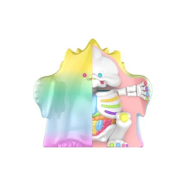 POP MART 400% MEGA Treasure Collection YUKI Радужные Модные Фигурки 18 см