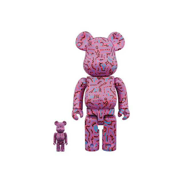 Bearbrick Keith Haring 2 Purple