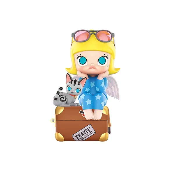 POP MART Molly I Really Want To Go Travel. Blister Packs 100% 7.5cm