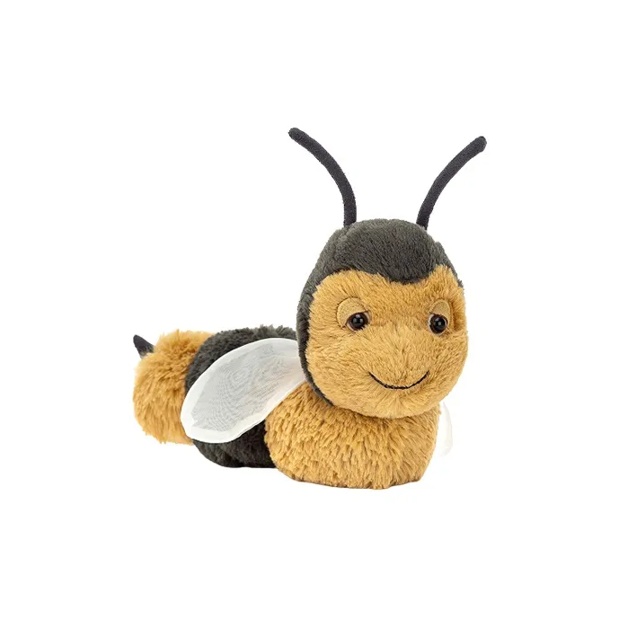 JELLYCAT Коллекция вдохновленная насекомыми Животные Berta Пчелка Куклы Плюшевая кукла 10 см Рекомендуемый рост