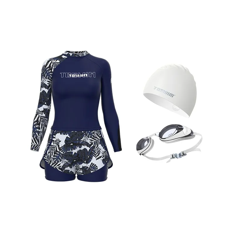 TOSWIM Swimming Sets Polyamide, Elastane Surfing, Swimming Pool Women's M L XL 2XL 3XL