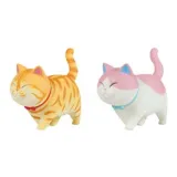 컨펌 모델 - 오렌지 고양이 + 핑크 화이트 (언박싱 및 언패킹)