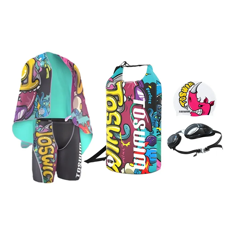 TOSWIM Swimming Sets Polyamide, Nylon, Elastane Swimming Pool Men's