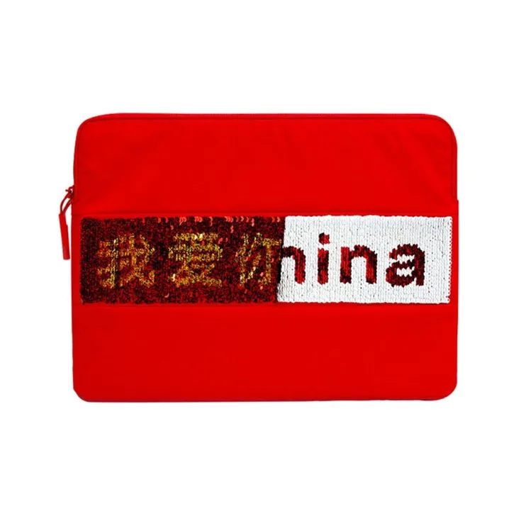 Lenovo Полиэстер Ноутбук Сумка Стандартная Унисекс Красный