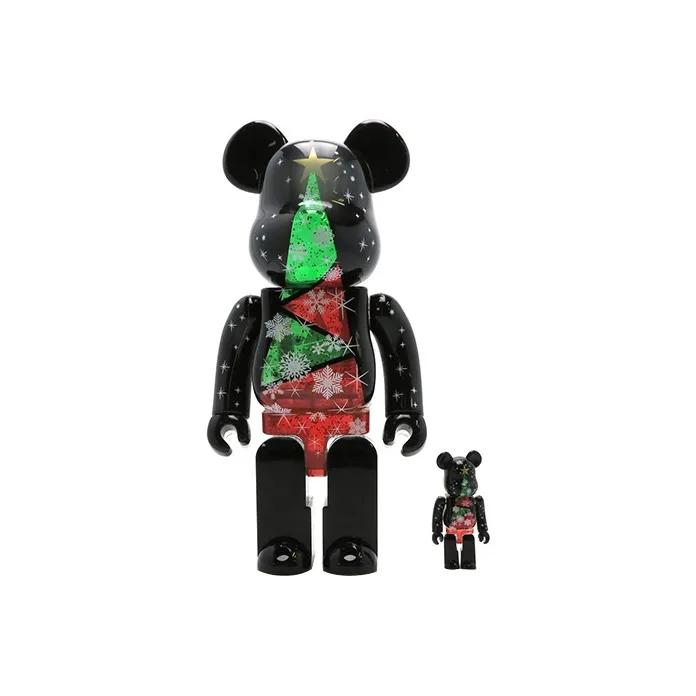 Bearbrick 2017 Xmas Stained Glass Tree Ver. 2 Black