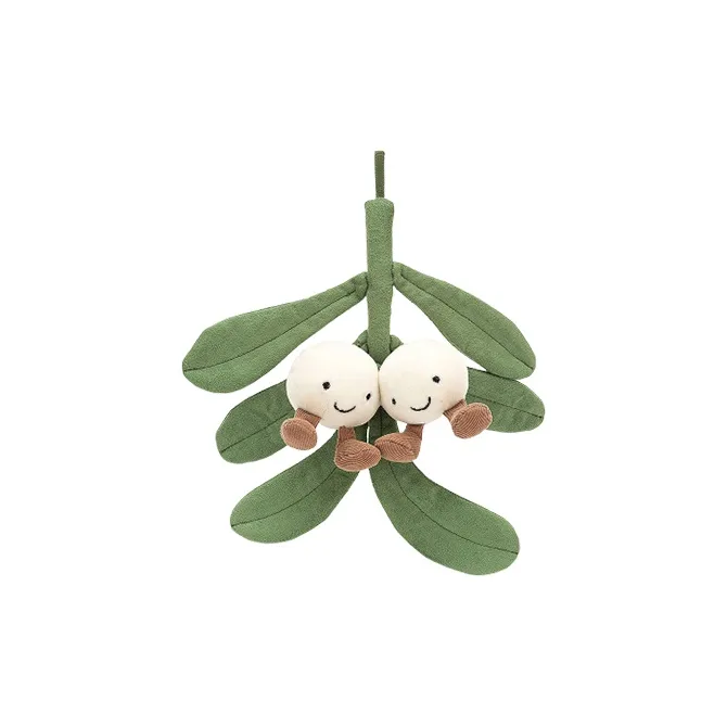 JELLYCAT Fun Plant Collection Interesting Mistletoe Куклы Плюшевая кукла 22 см Высота