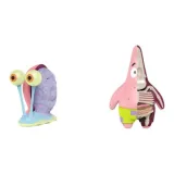 컨펌 스타일 - Little 달팽이 + 패트릭 스타 (오픈식 탈부착 가능 파우치)
