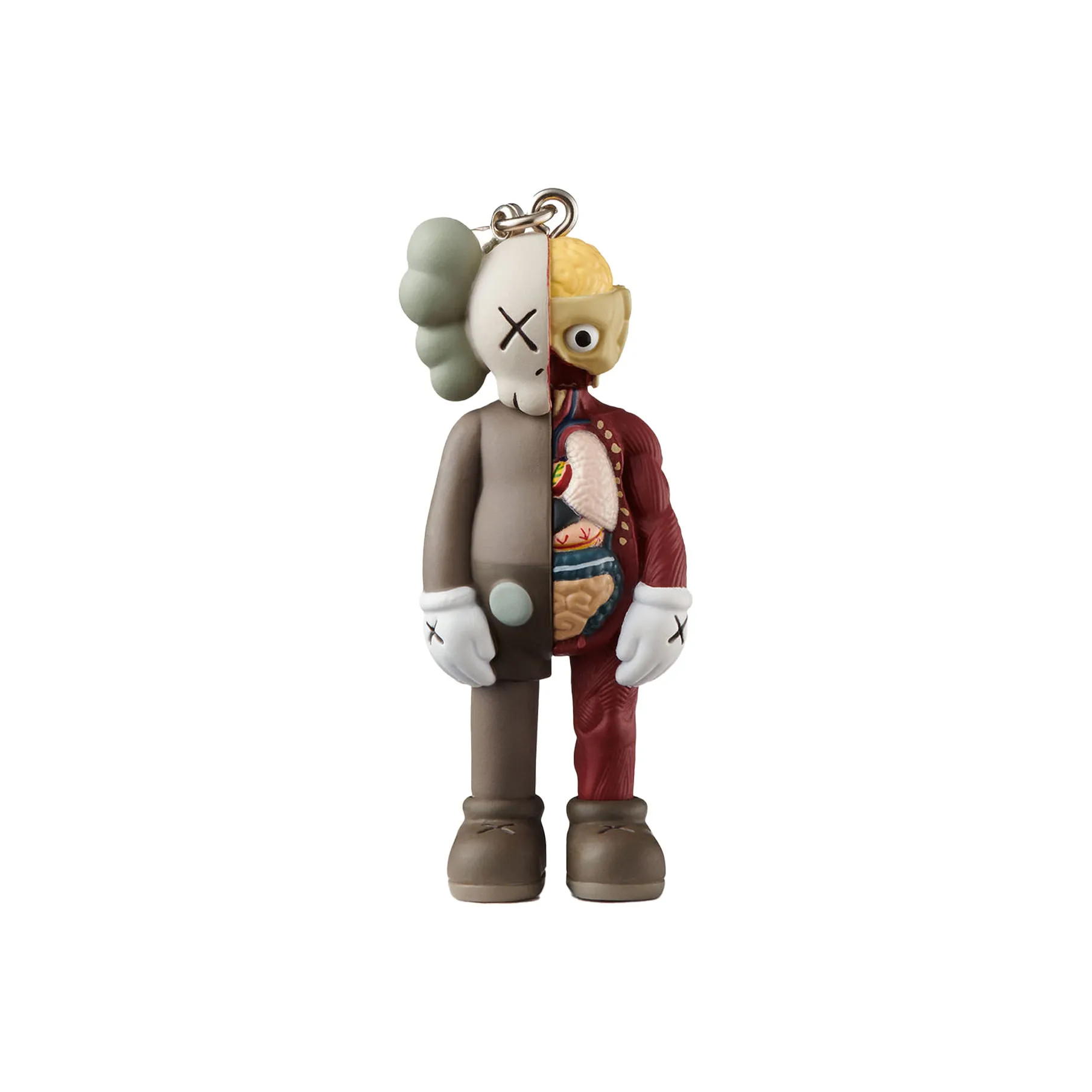 KAWS TOKYO FIRST COMPANION FLAYED Semi Dissected Keychains Trend Based Products Brown/Gray/Black