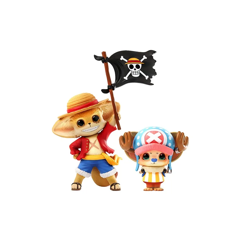 POP MART Коллаборация x KENNETH x YOYO x Monkey D. Luffy x Tony Tony Chopper Модные Фигурки 10,2 см 22,3 см