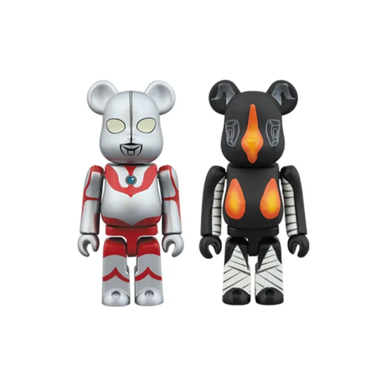 Bearbrick Ultraman & Zetton 2 Pack Mutli