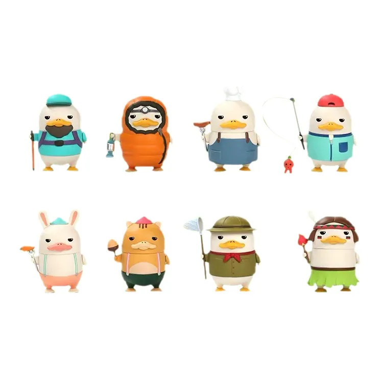 POP MART DUCKOO Camping Collection Слепые коробки Целая коробка 8 шт