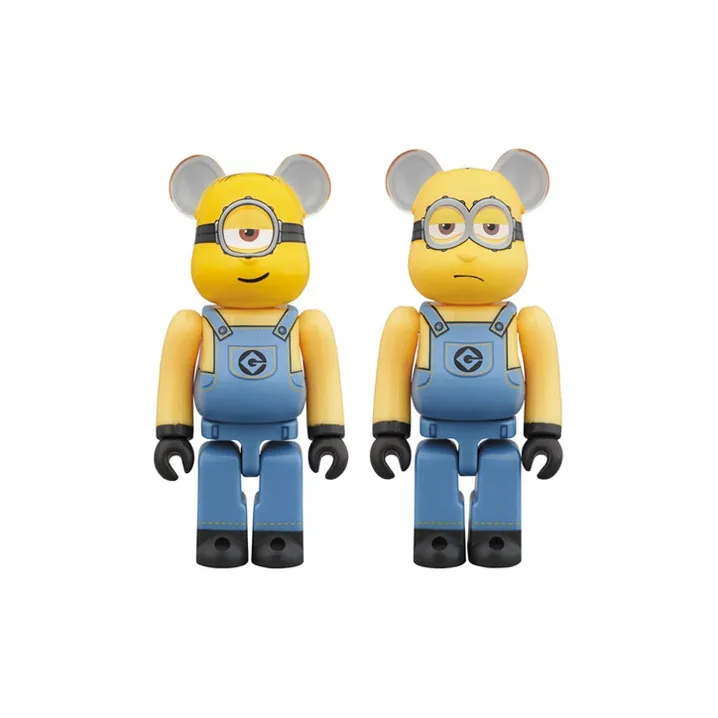BE@RBRICK STUART Kevin Стюарт Kevin 2 шт Одежда Наборы Прозрачный Слепой Бокс с Карточкой 100%