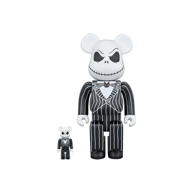 Bearbrick X The Nightmare Before Christmas Jack Skellington Multi