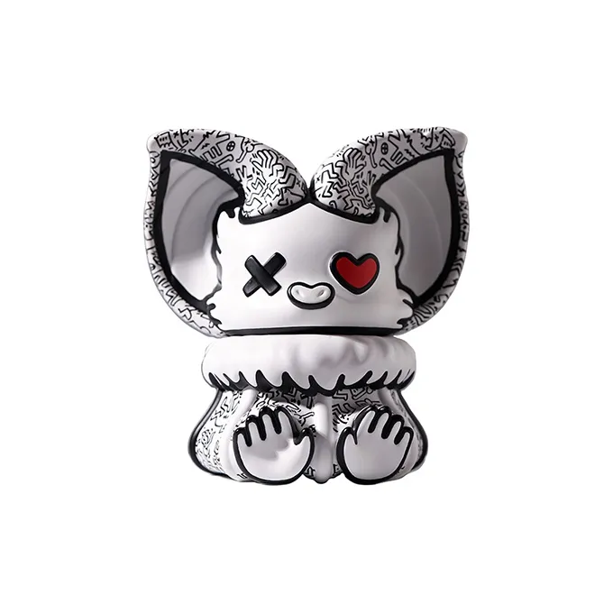 POP MART Коллаборация YOKI X Keith Haring Стол Кукла Большой Размер Модные Фигурки 12,5 см