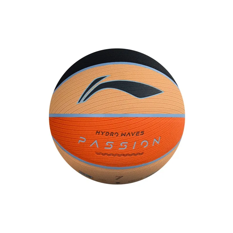 LiNing Badfive PU Basketball Black Orange Size 7 Ball Training Unisex