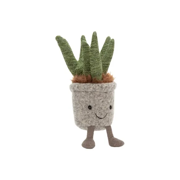 JELLYCAT Plant series Озорной Succulent Алоэ вера Куклы Плюшевая кукла 20 см высокая