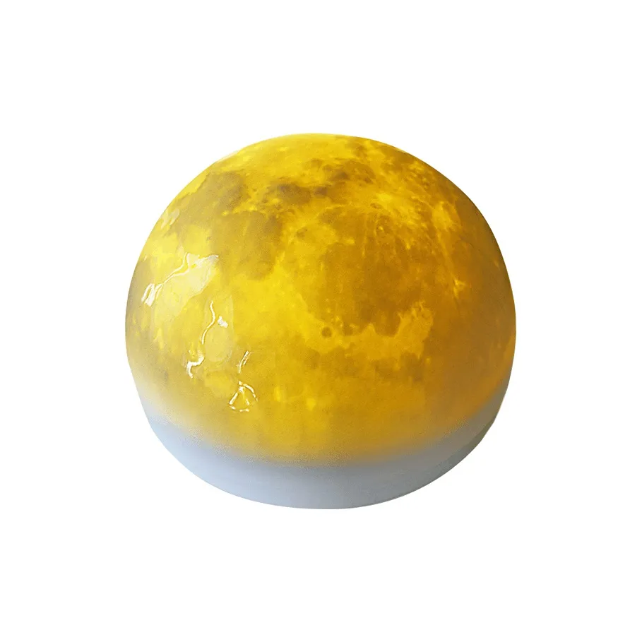 YuLong Lab Желтый нефритовый дракон Yue Liang Derivative Коллекция керамика LUNAR LED свет Trend Based Products 10 см