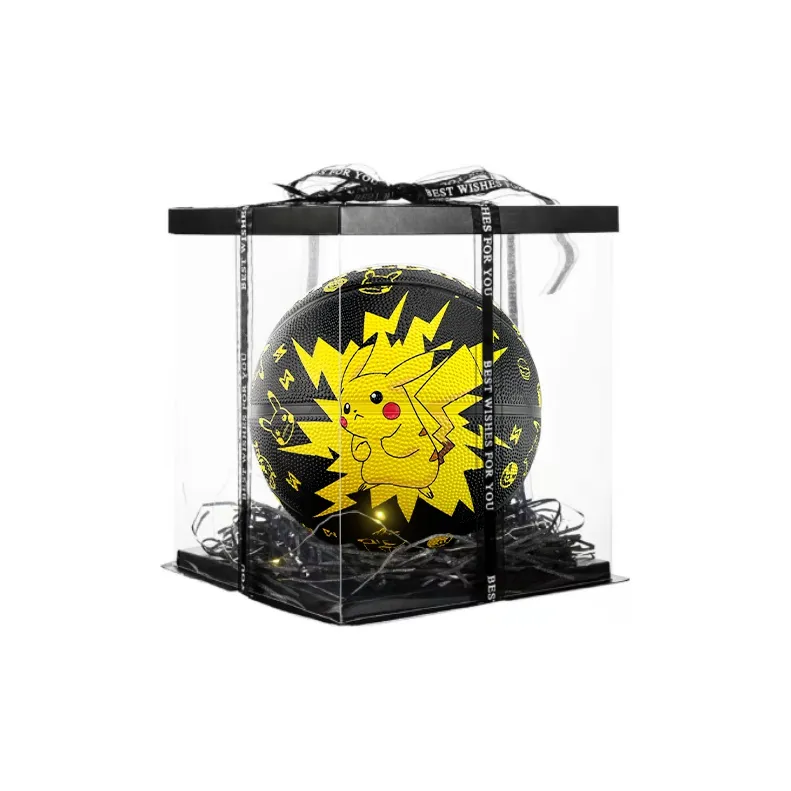 SPALDING x Pokemon Rubber Basketball Yellow Size 5 Training Competition Unisex