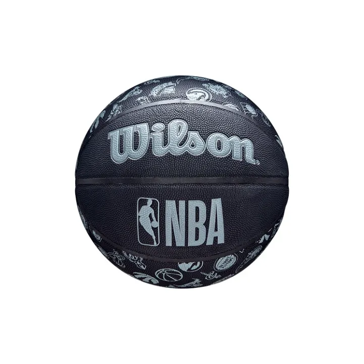 Wilson x NBA PU Basketball Black Gray Size 7 Ball Training Unisex