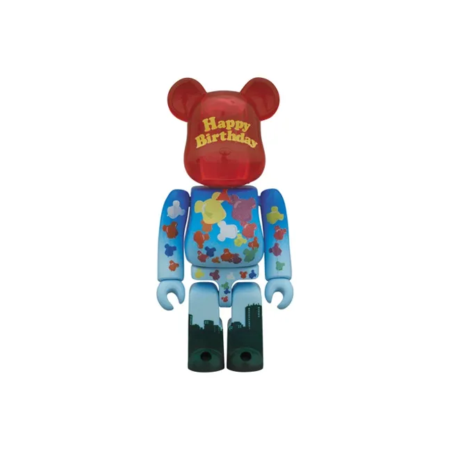 BE@RBRICK GREETING С днем рождения 2 Прозрачный Слепой Бокс на Карточке 100%