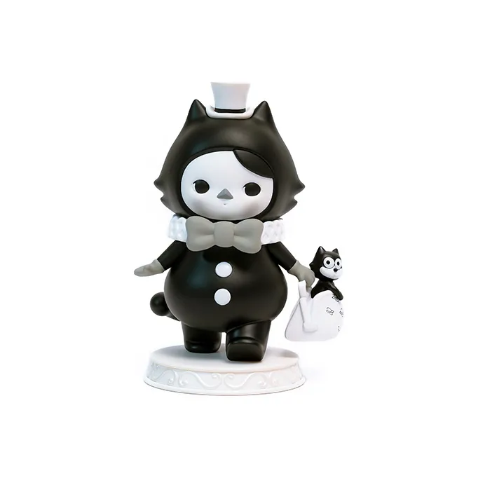 POP MART Collaboration Edition x PUCKY x Felix the Cat FELIX Кошка Коллаборация Edition Модные Фигурки 16 см