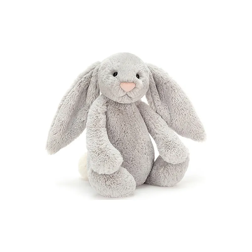 JELLYCAT Bashful Silver Bunny Plush Toy