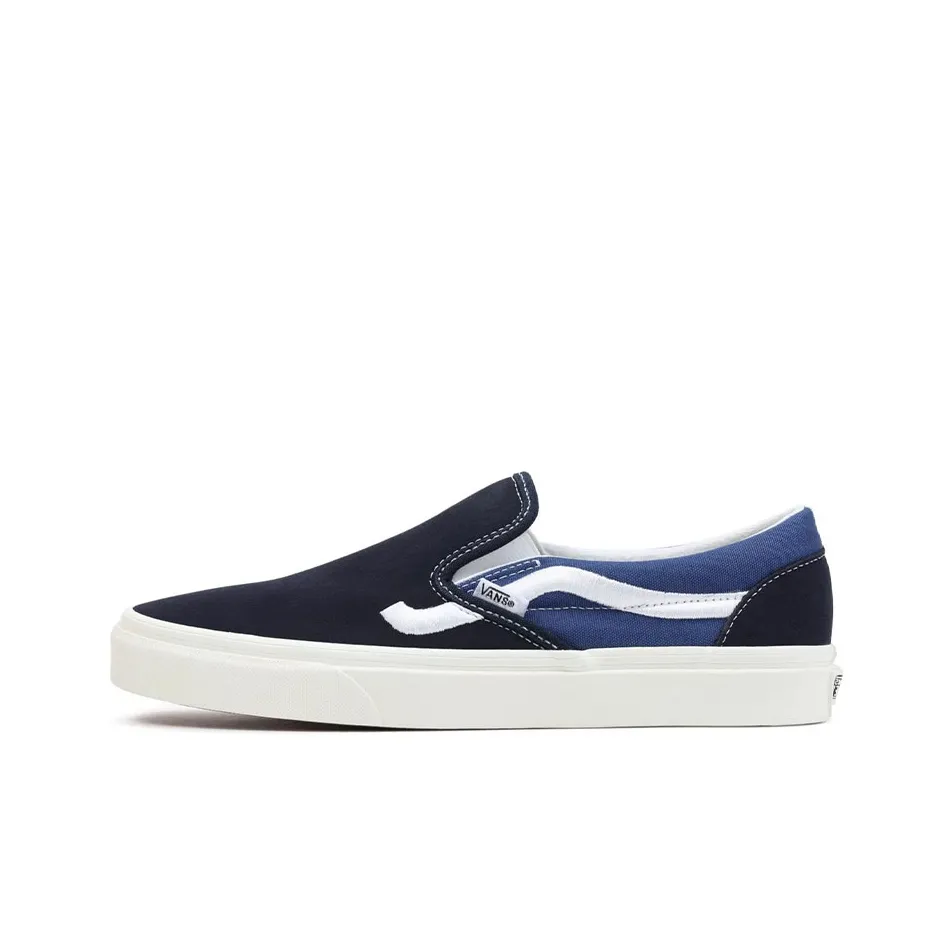 Vans Classic Slip On 'Sidestripe Navy'