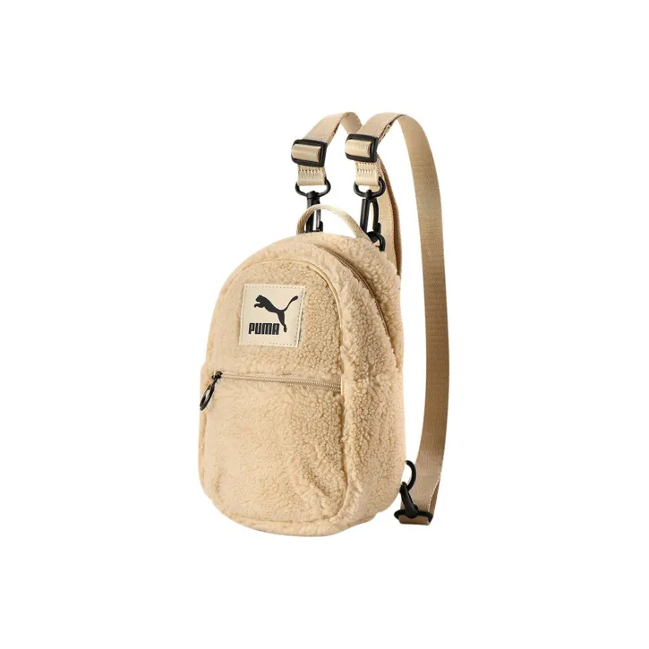 PUMA Sherpa With Fabric Backpack Regular Women's Khaki