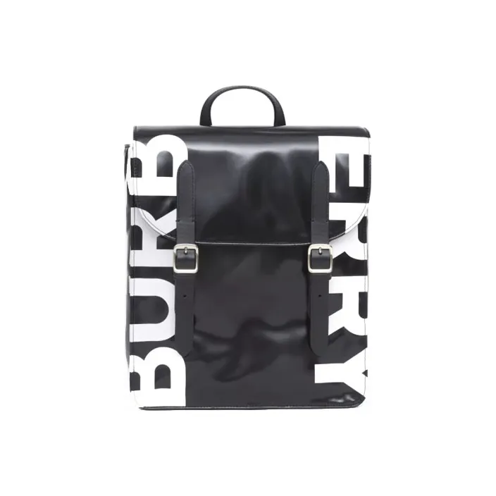 Burberry Coated Canvas Backpack Kids' Black