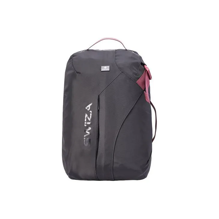 SWIZA Polyamide Backpack Regular Men's Elegant Black/Brick Red