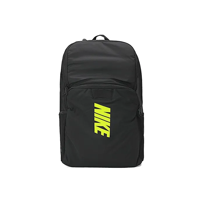 Nike Polyamide Backpack Regular Unisex Black/Neon Green