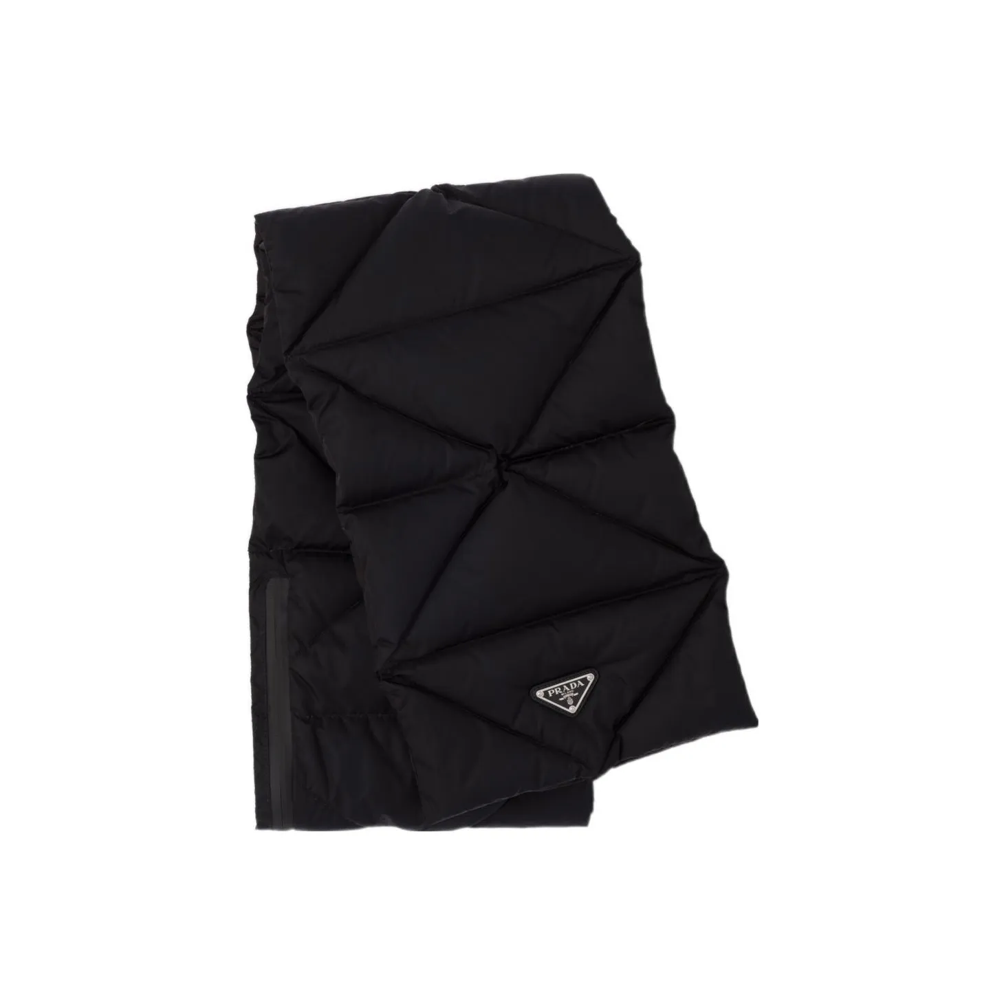 PRADA Logo Plaque Padded Scarf