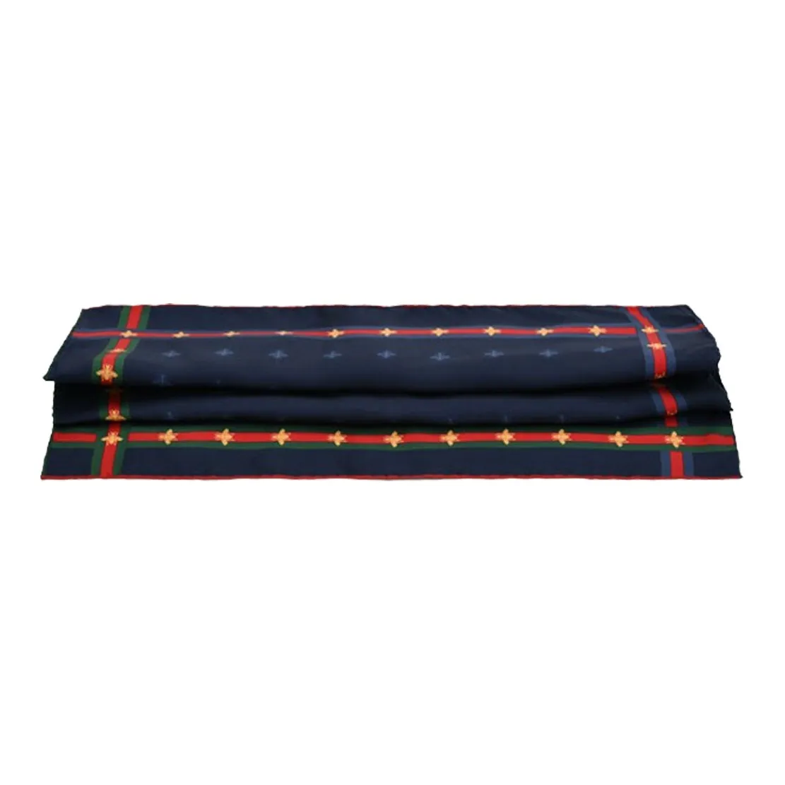 GUCCI Silk Scarves Women's Blue
